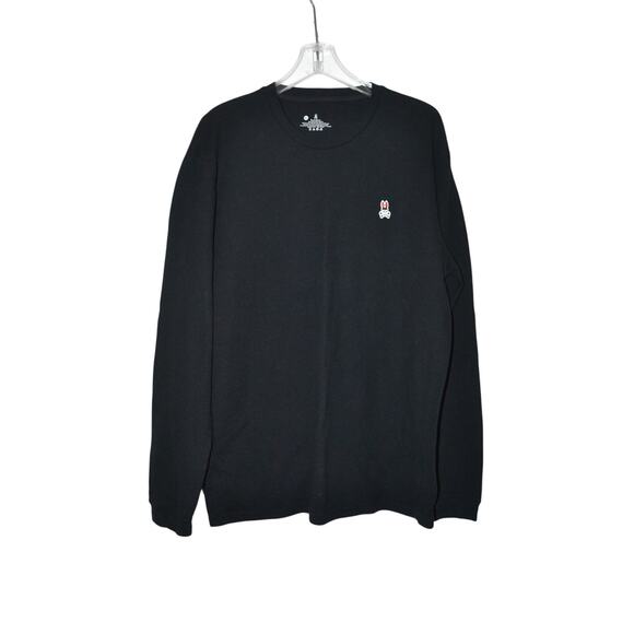 Psycho Bunny Mens Long Sleeve Black Thermal Size XL - Picture 1 of 6